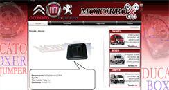 Desktop Screenshot of motorbox.co.hu