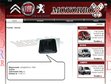 Tablet Screenshot of motorbox.co.hu
